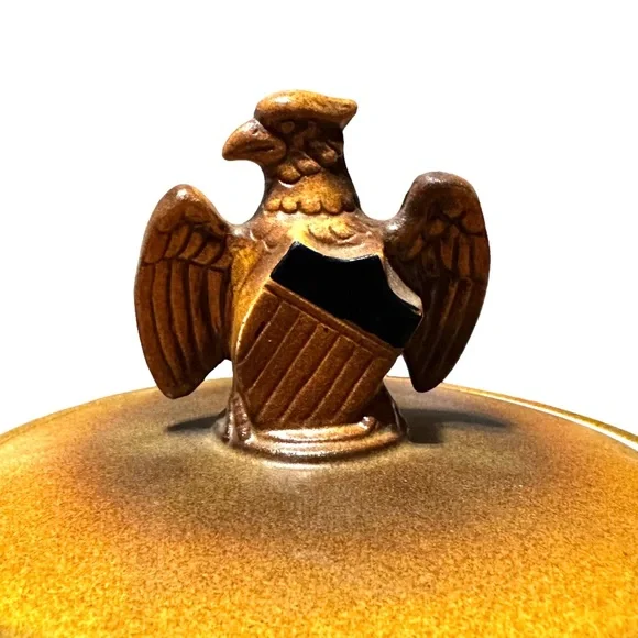 Vintage Drum Eagle Spirit ‘76 Cookie Jar Canister Japan